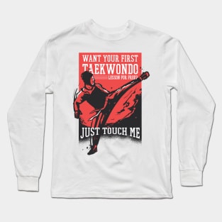 Taekwondo Lesson Long Sleeve T-Shirt